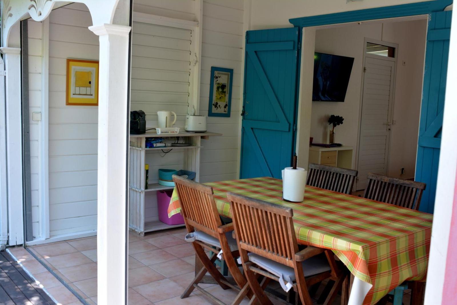 Bungalow La Papaye Bleue Residence Acces Piscine & Plage Saint-Francois  Kültér fotó