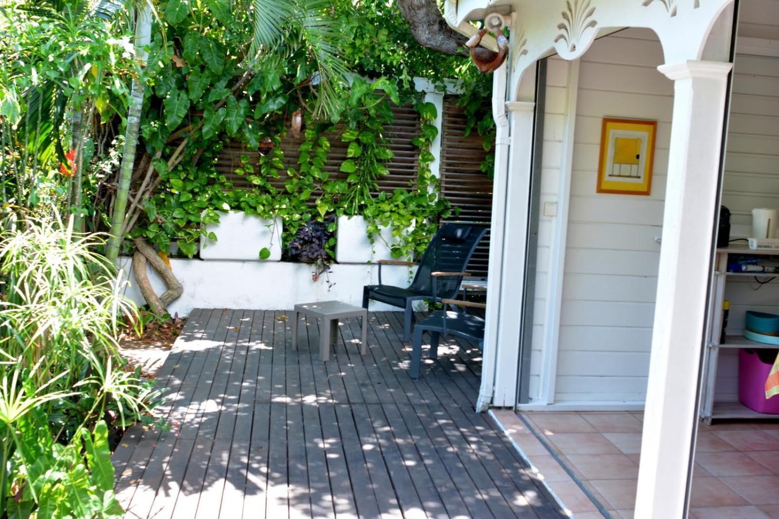 Bungalow La Papaye Bleue Residence Acces Piscine & Plage Saint-Francois  Kültér fotó