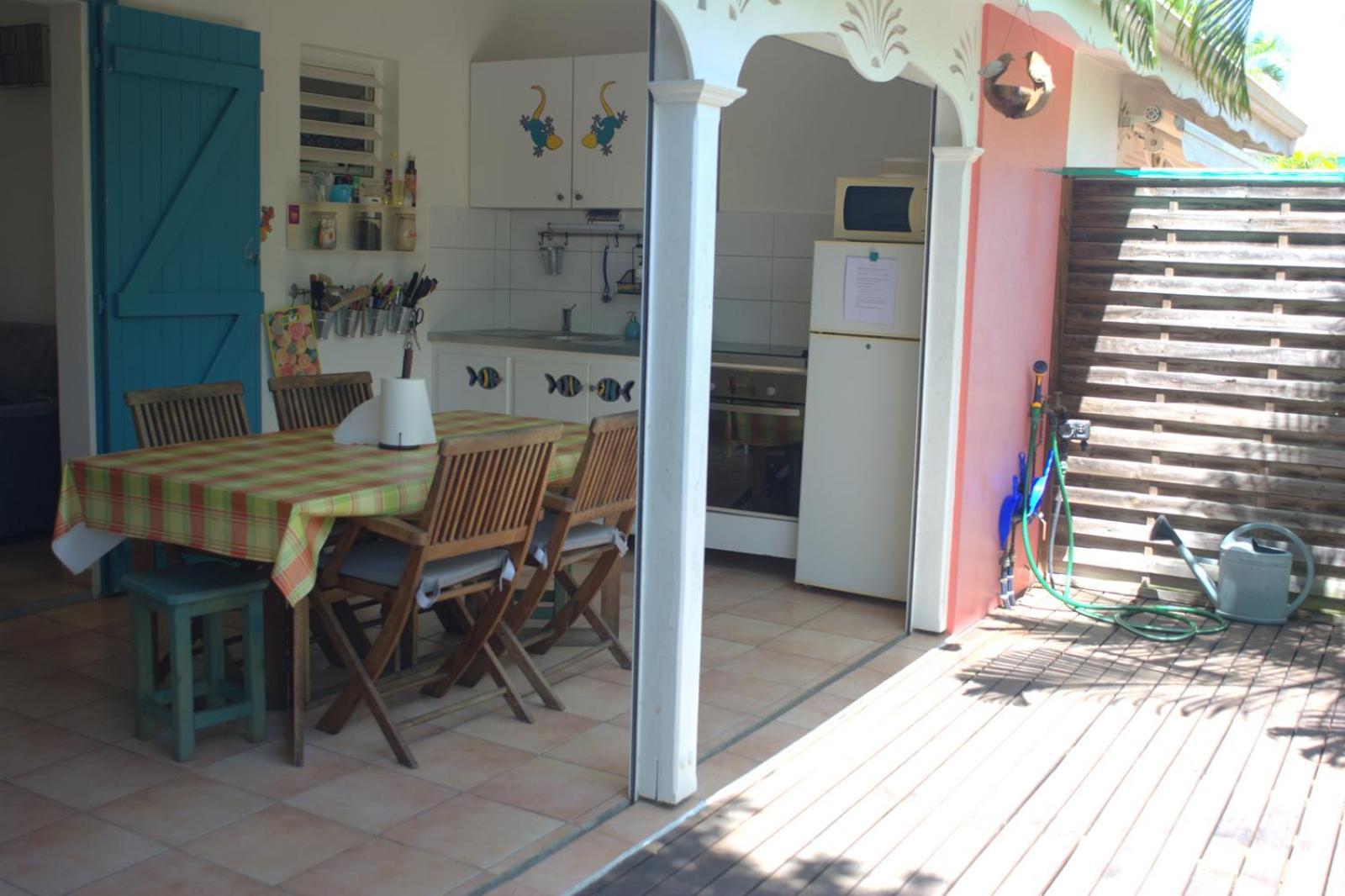 Bungalow La Papaye Bleue Residence Acces Piscine & Plage Saint-Francois  Kültér fotó