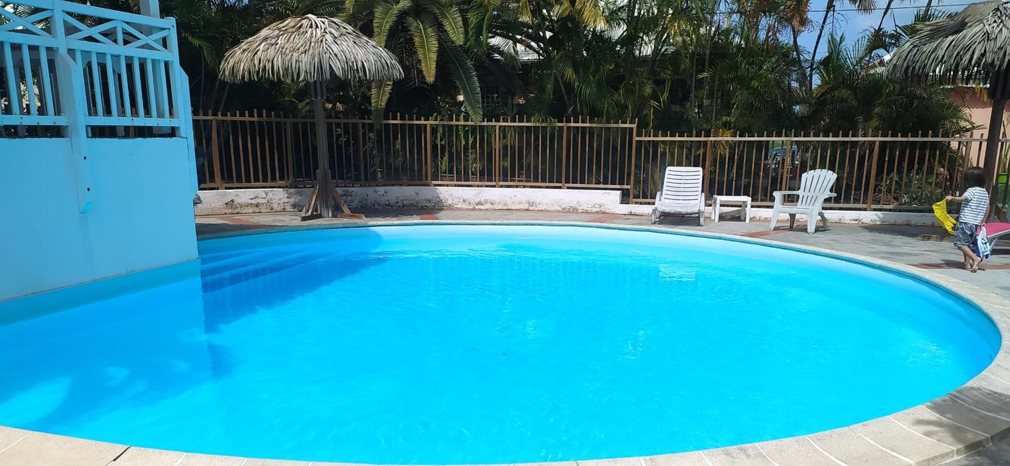 Bungalow La Papaye Bleue Residence Acces Piscine & Plage Saint-Francois  Kültér fotó
